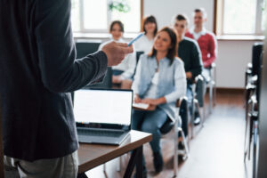 Treinamento de agentes com o discador automático